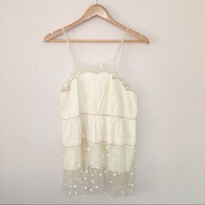 See by Chloe Lace/Mesh Camisole Size 4